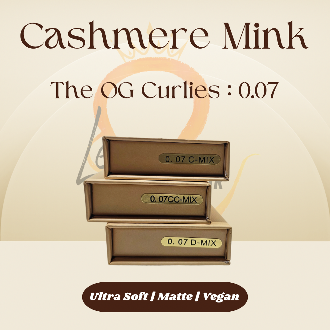 0.07 Cashmere Mink Lash Trays