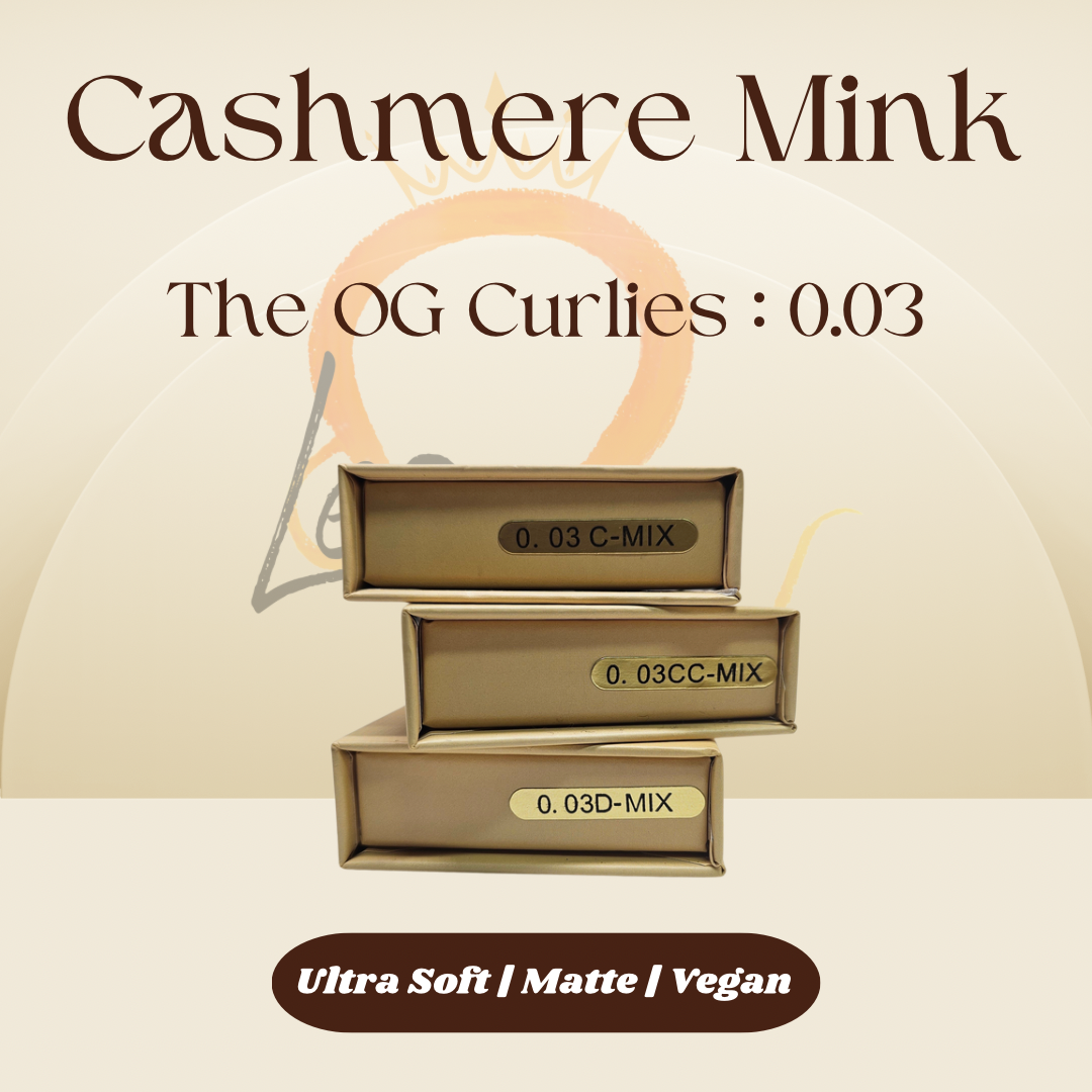 0.03 Cashmere Mink Lash Trays